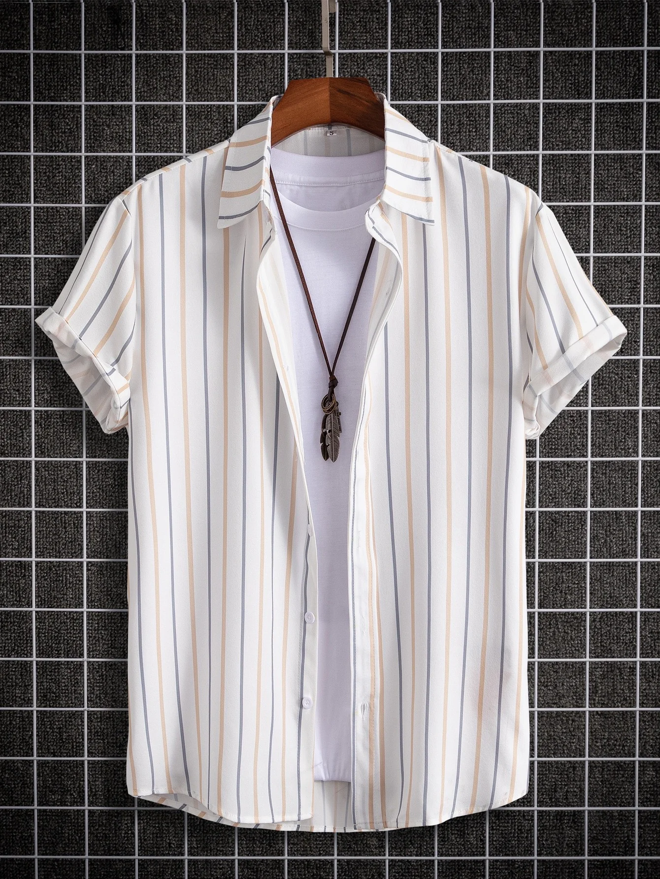 Camisa de rayas verticales