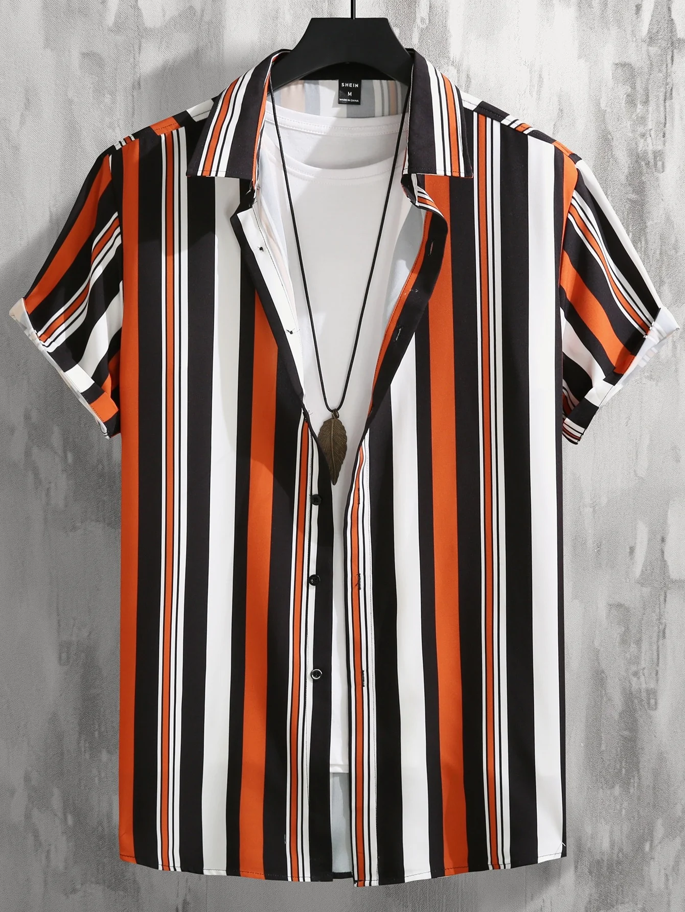 Camisa con estampado de rayas