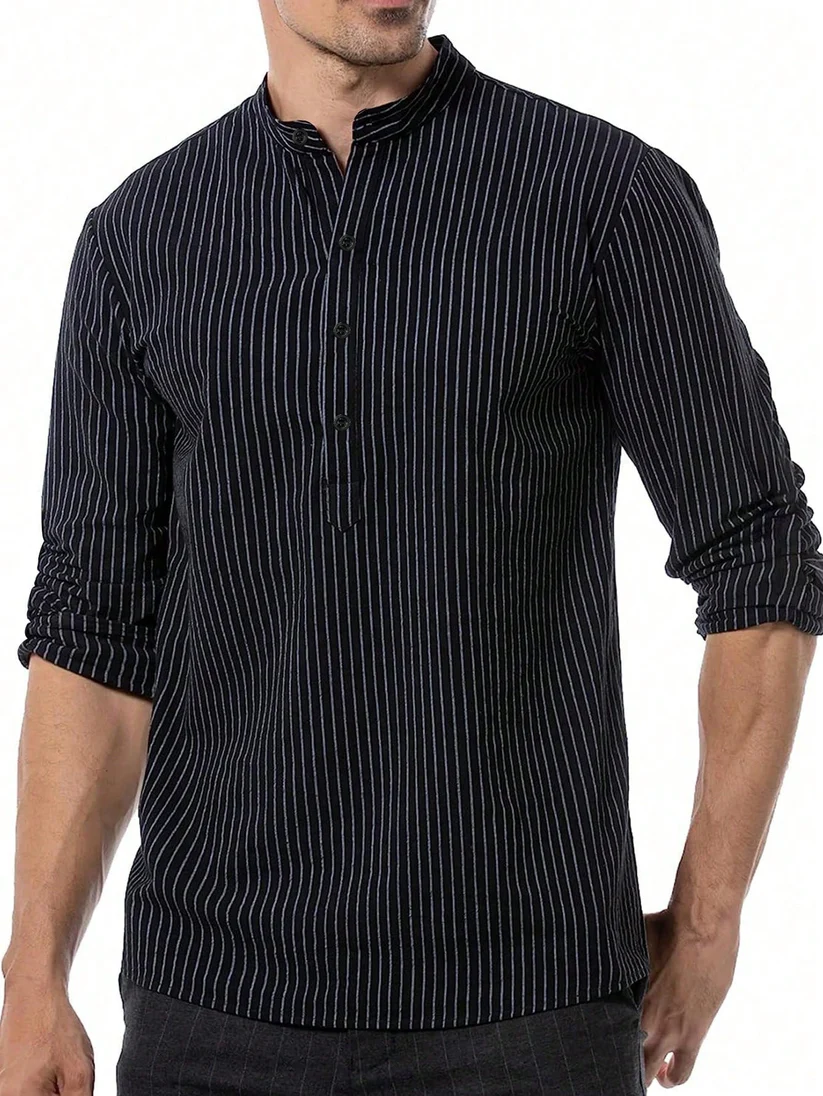 Camisa manga larga a rayas