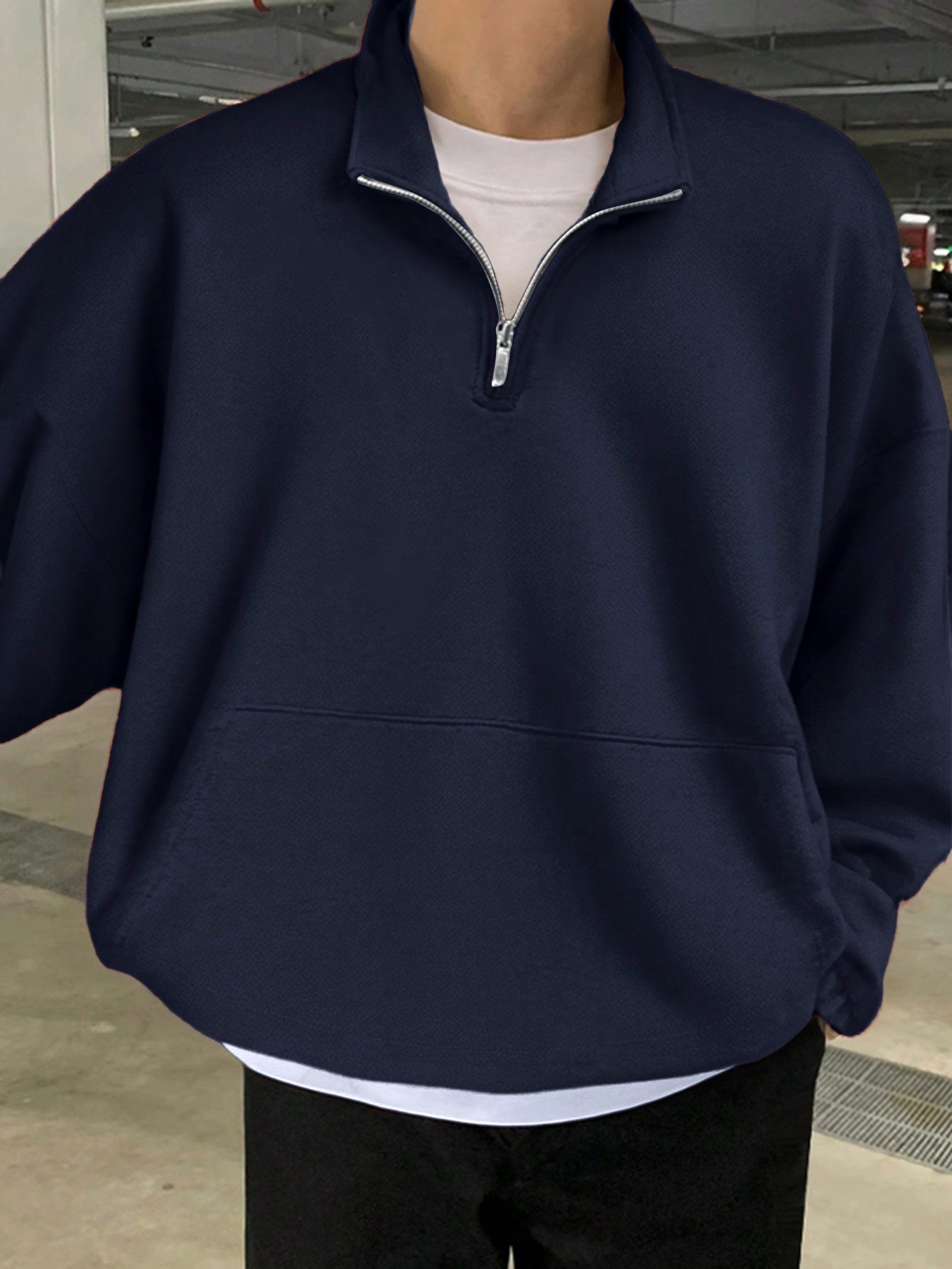 Sudadera media cremallera