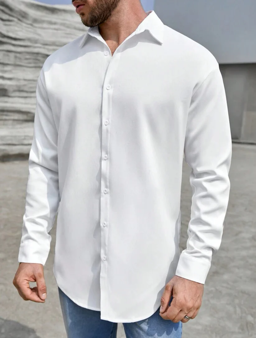 L - Camisa manga larga oversize