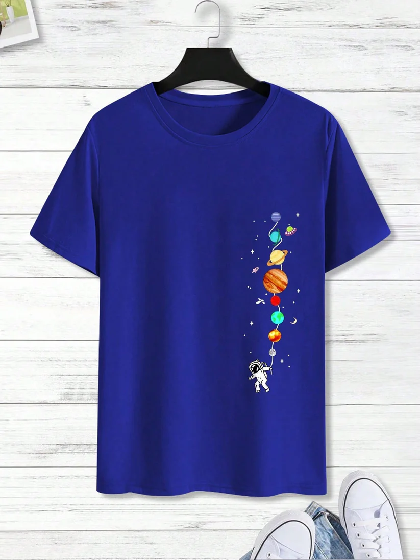 Camiseta con estampado de astronauta