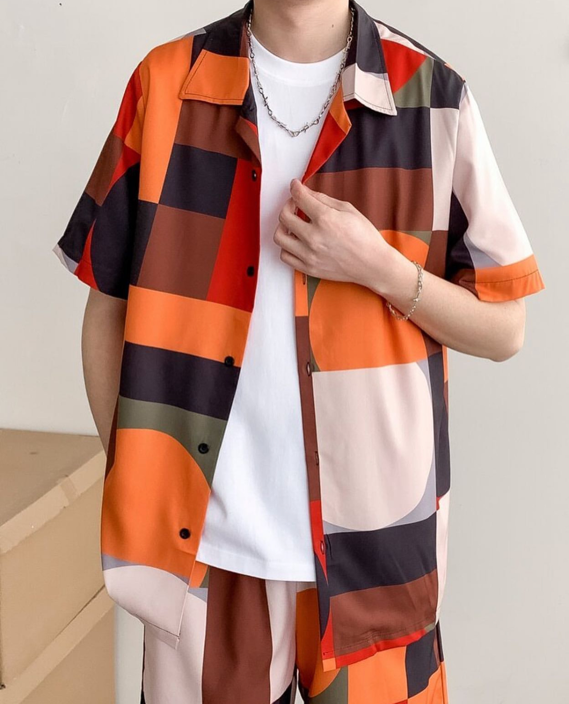 Camisa & short con estampado