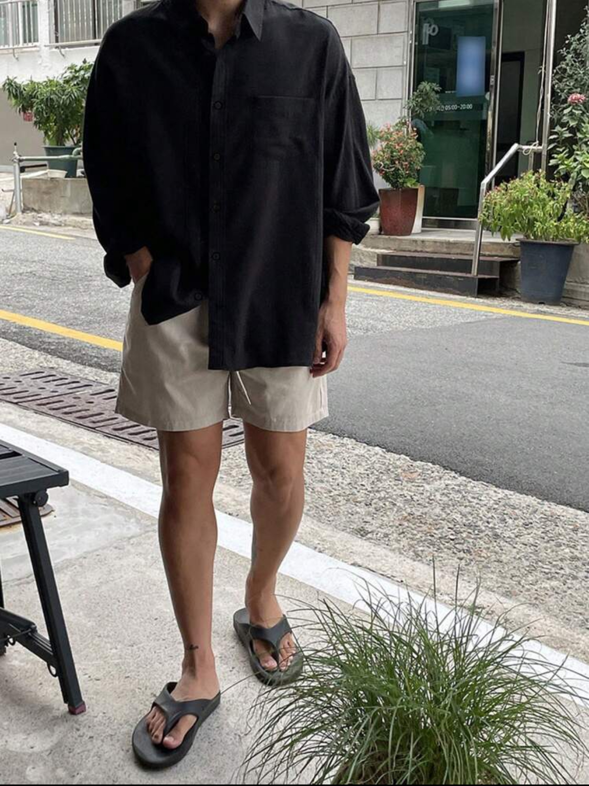 M - Camisa manga larga