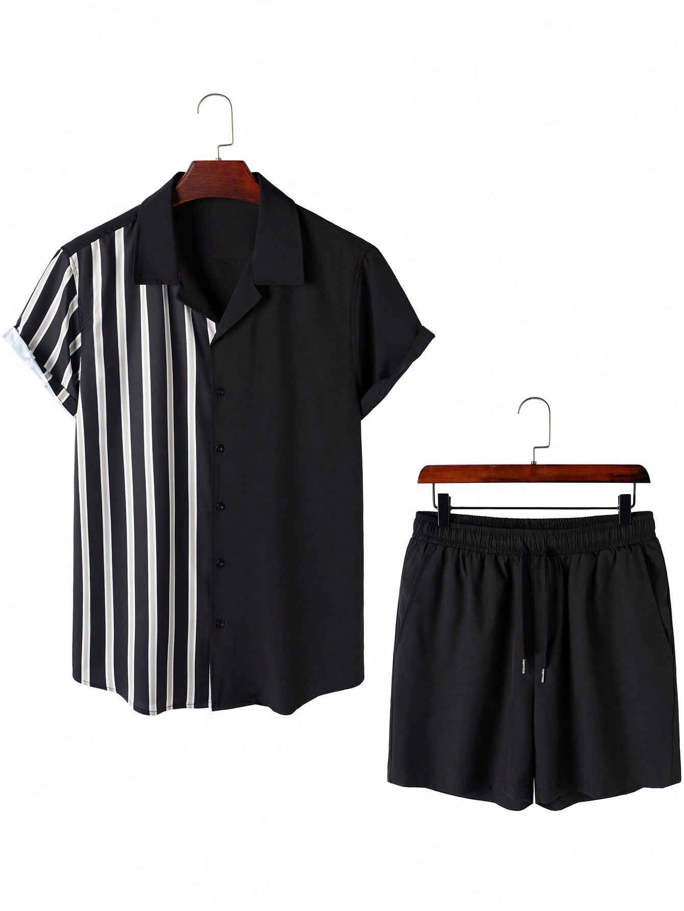 Camisa color combinado & short