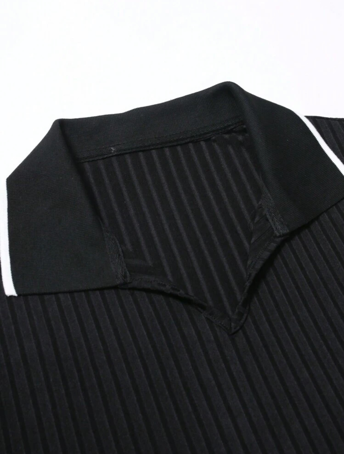 L - Polo unicolor contraste