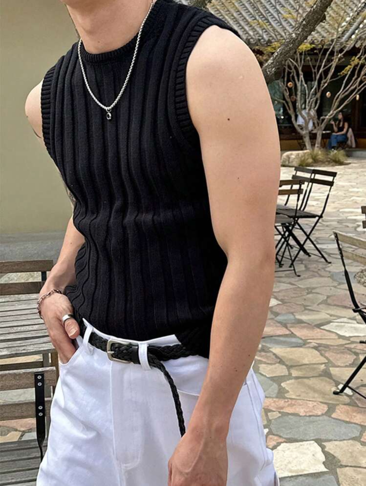 M - DAZY chaleco de punto