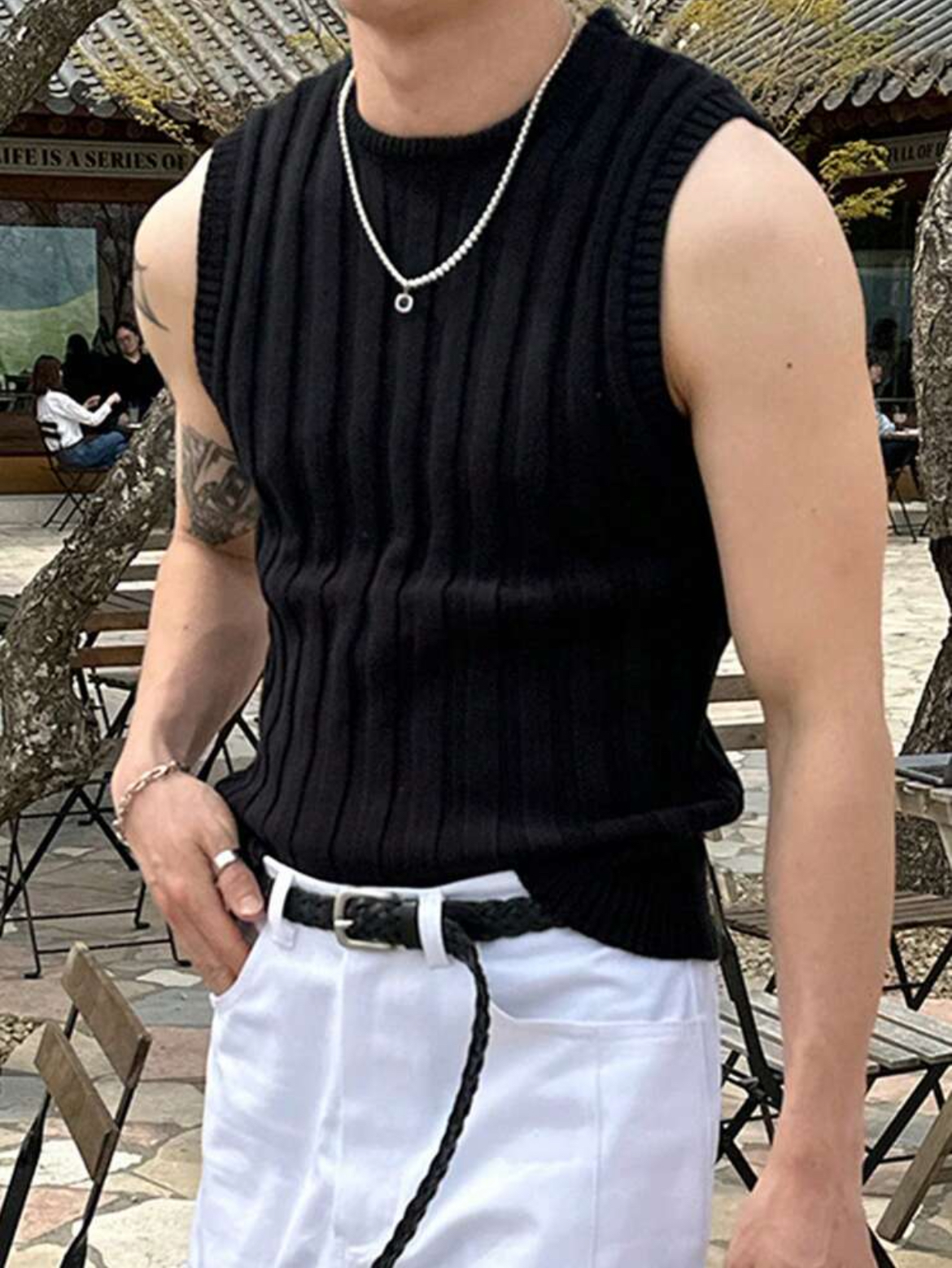 L - DAZY chaleco de punto