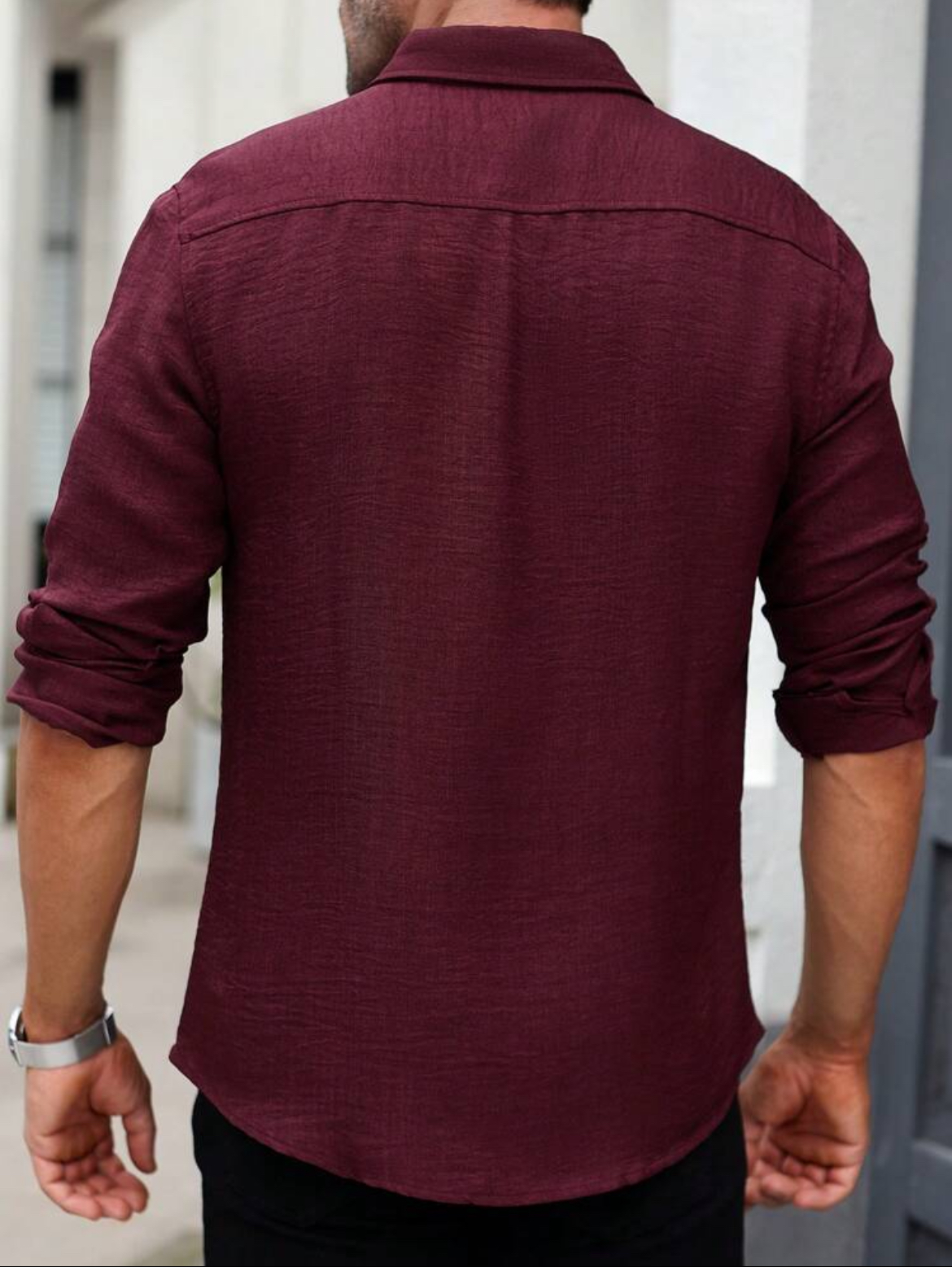 M - Camisa manga larga