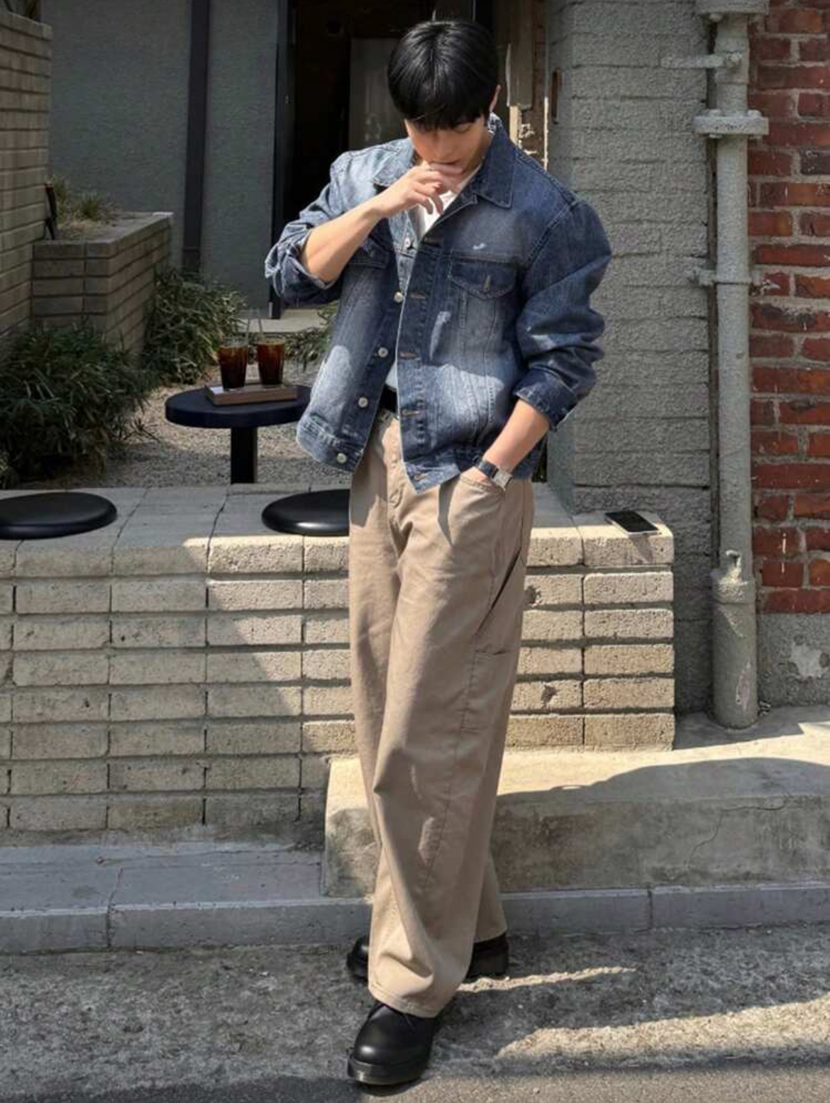 L - DAZY chaqueta de mezclilla