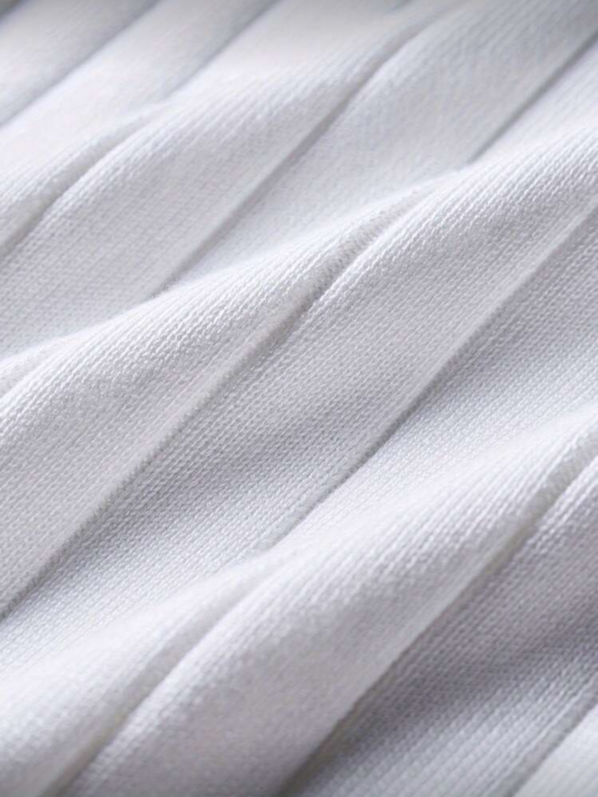 L - Camiseta de punto acanalado