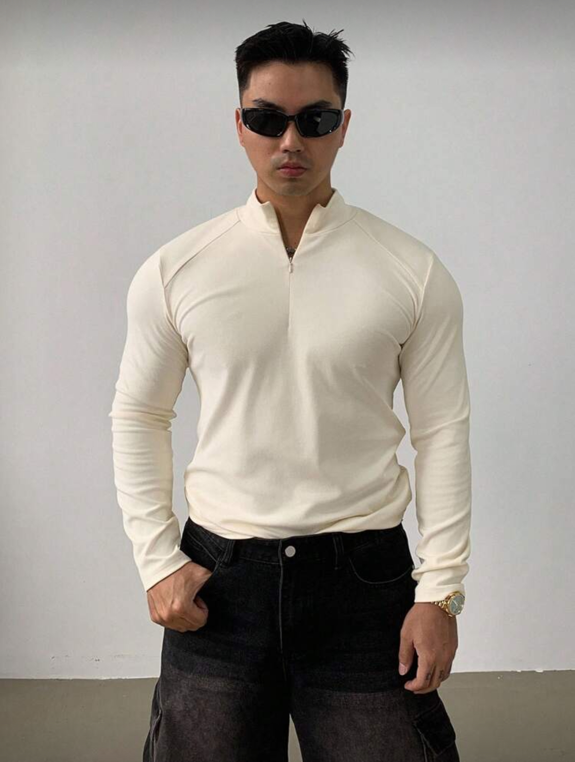 L - DAZY camiseta cuello alto media