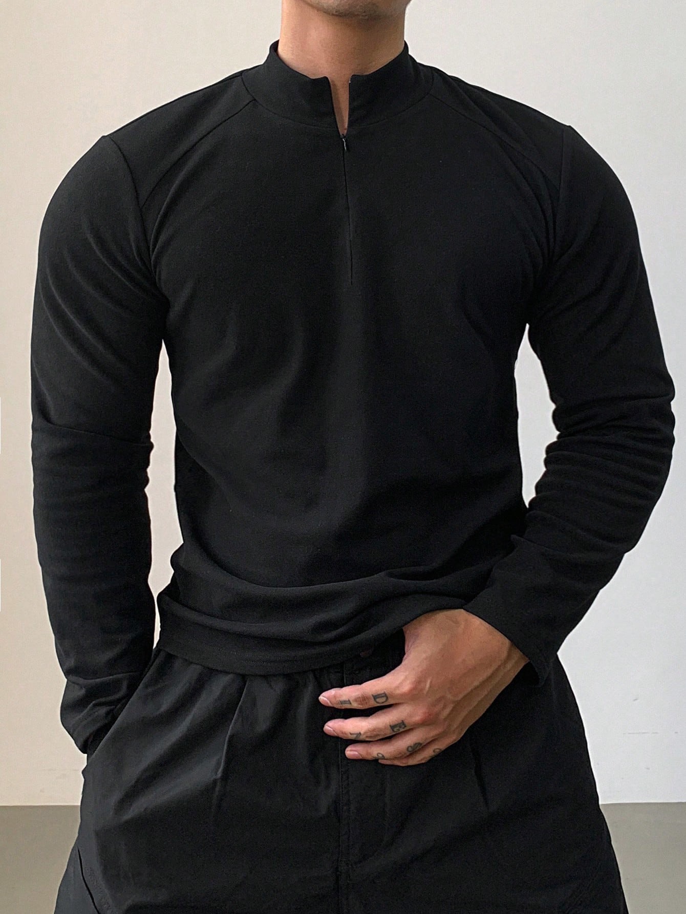 DAZY camiseta cuello alto media