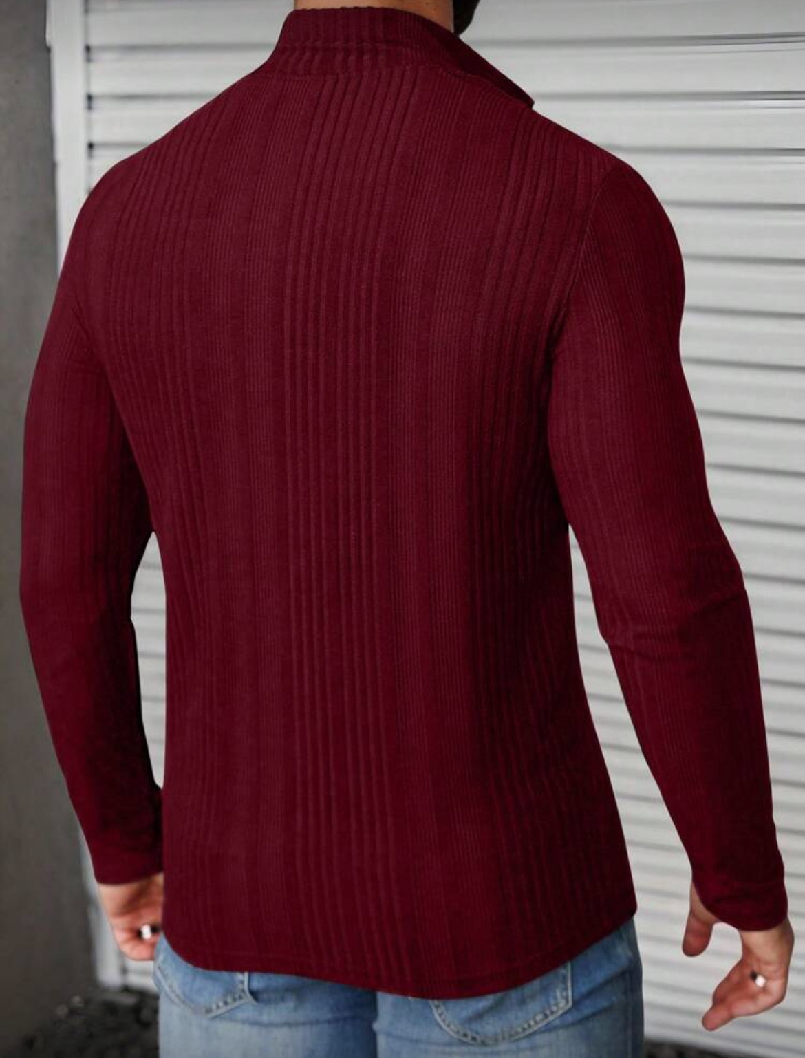 M - Camiseta media cremallera