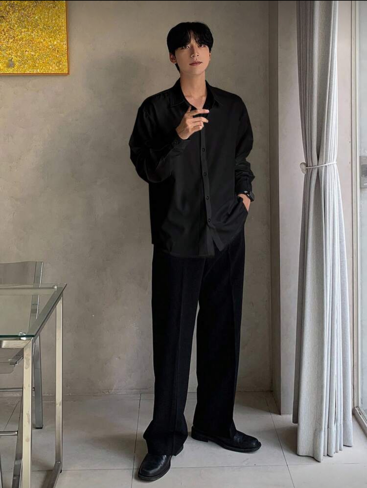 L - DAZY manga larga casual