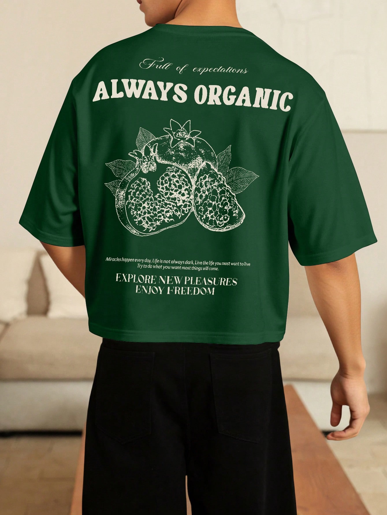 Camiseta casual con estampado