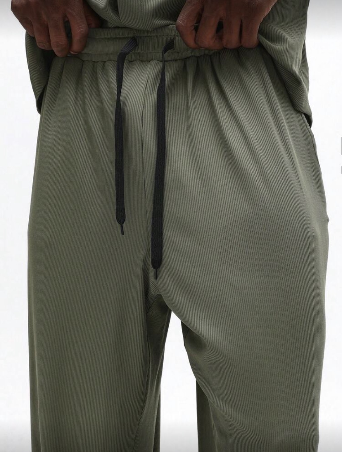 L - SUMWON camisa & pantalón de pierna ancha