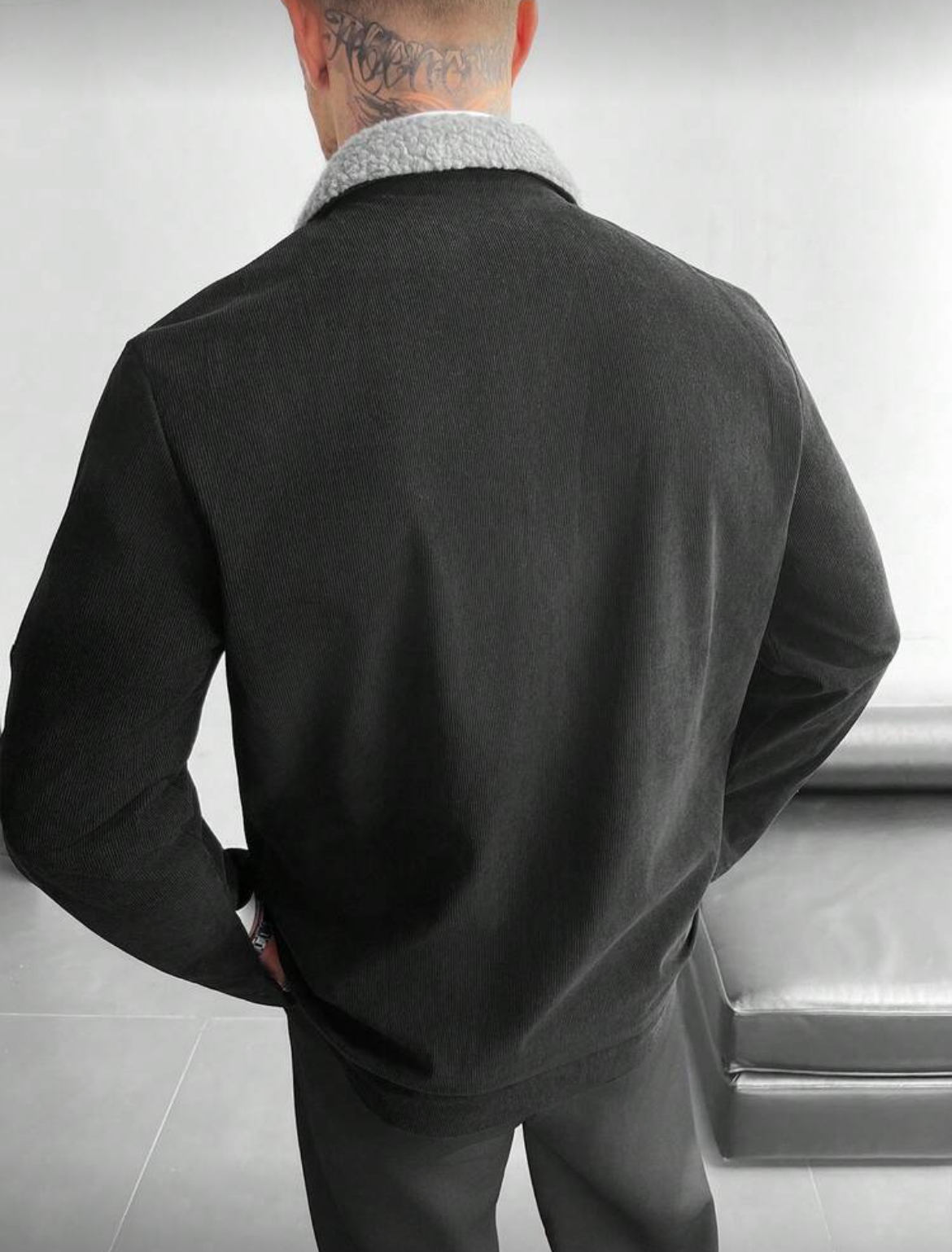 M - Chaqueta de pana con forro