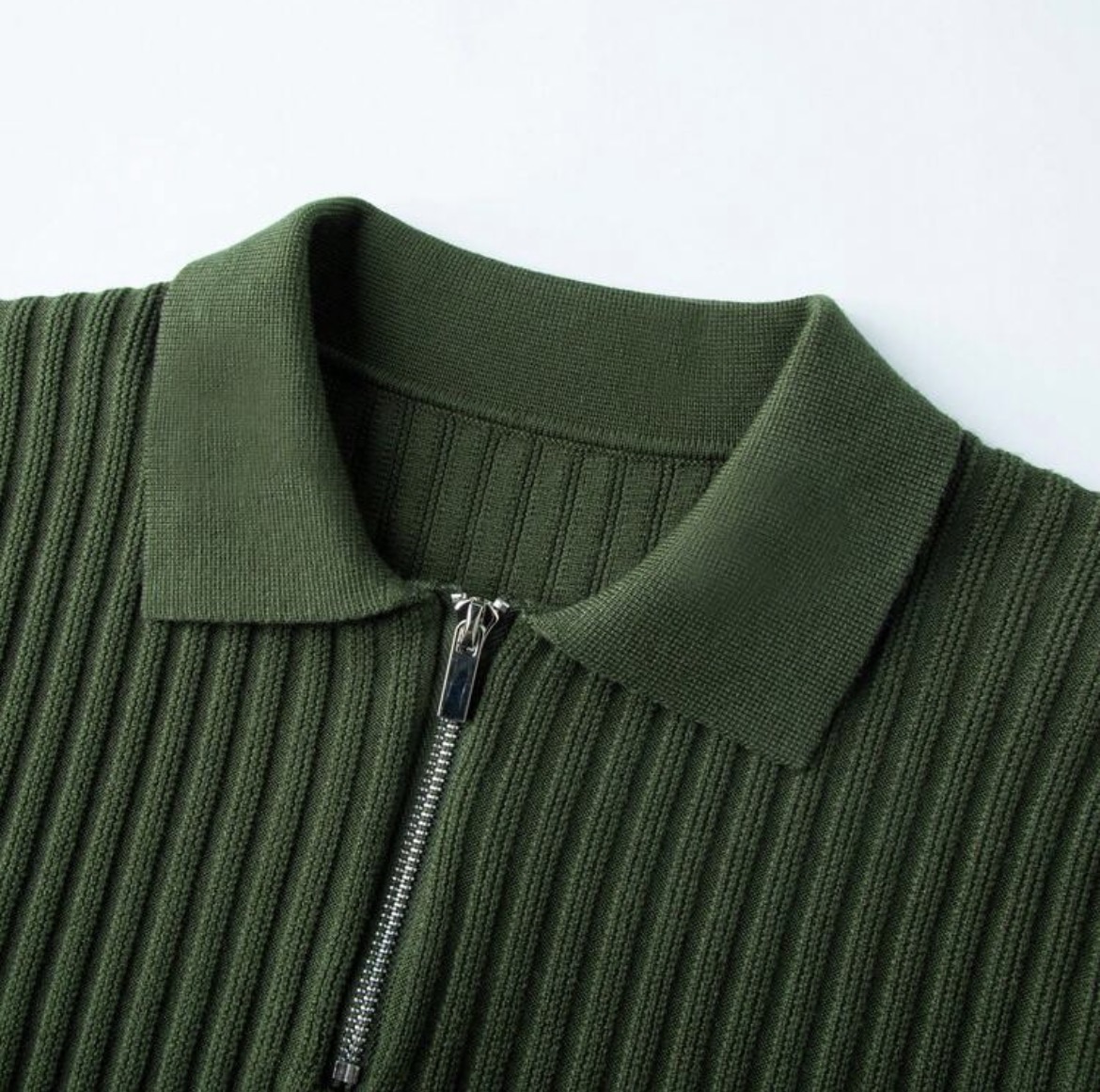 L - Polo manga larga de punto