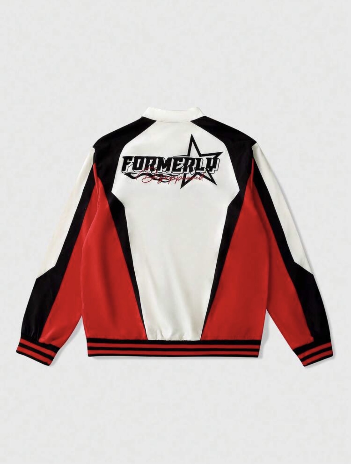 M - ROMWE chaqueta con estampado