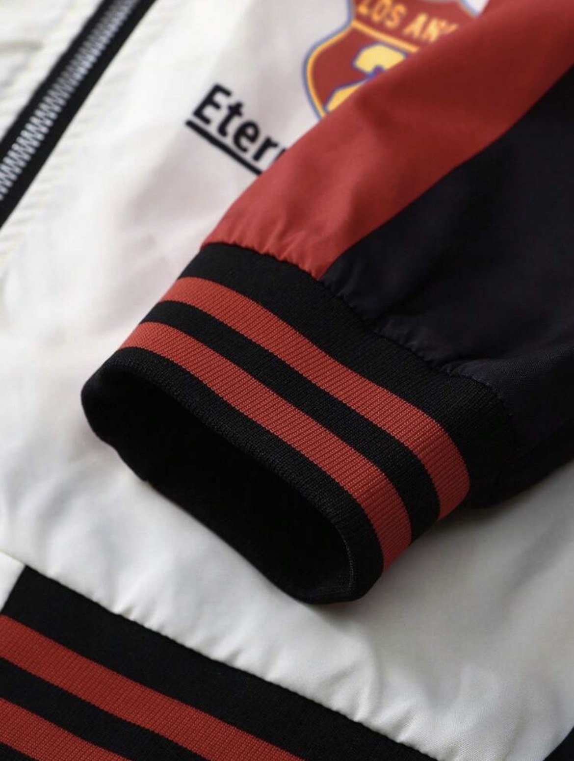 L - ROMWE chaqueta con estampado