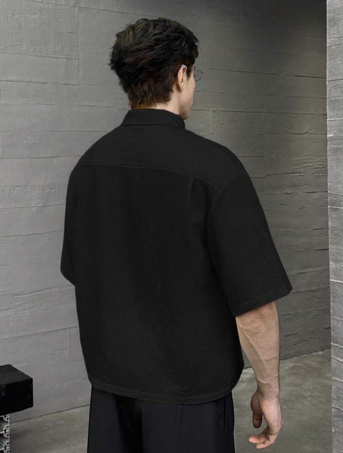 S - Camisa casual tejida