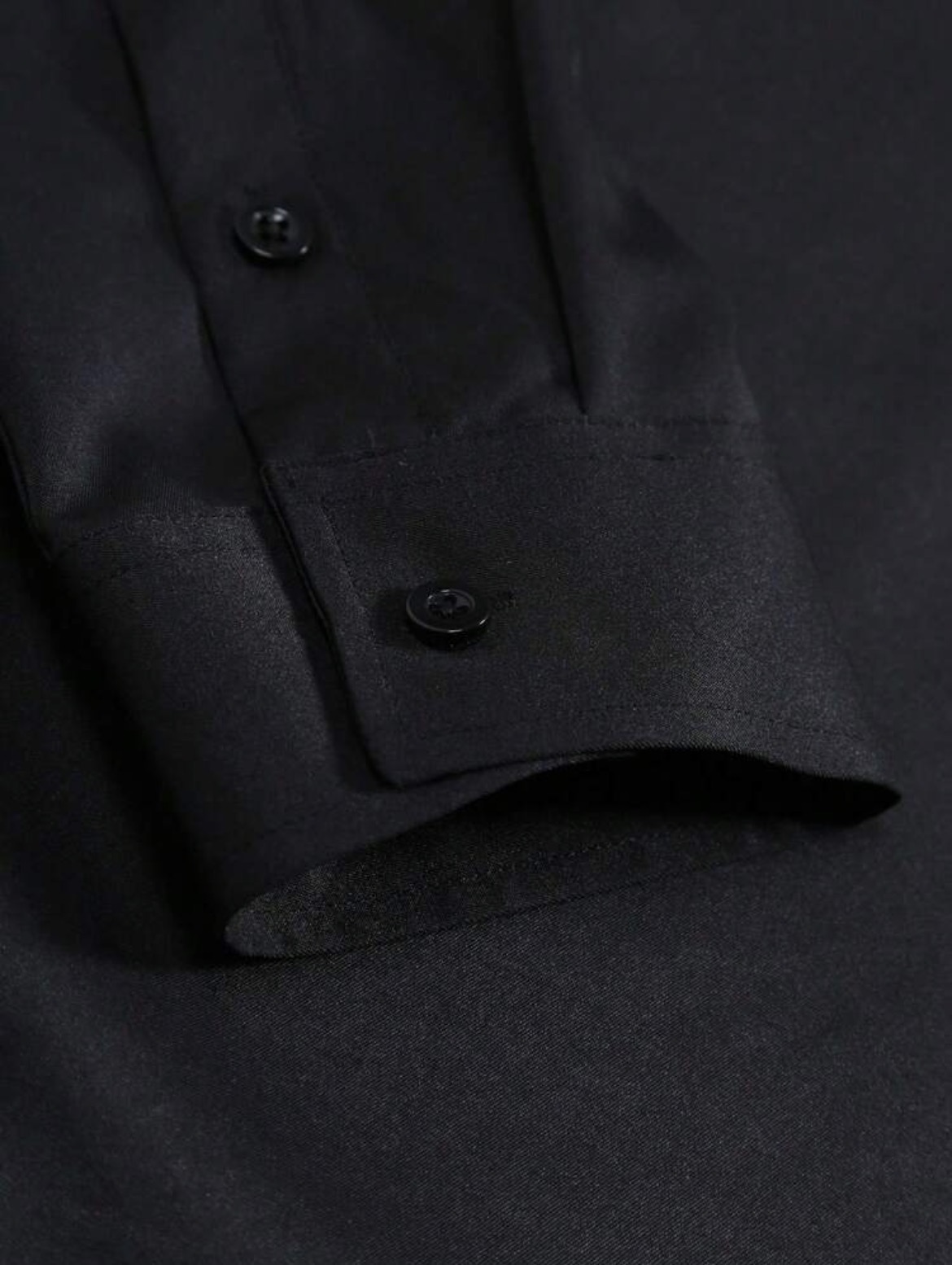 L - Camisa manga larga unicolor