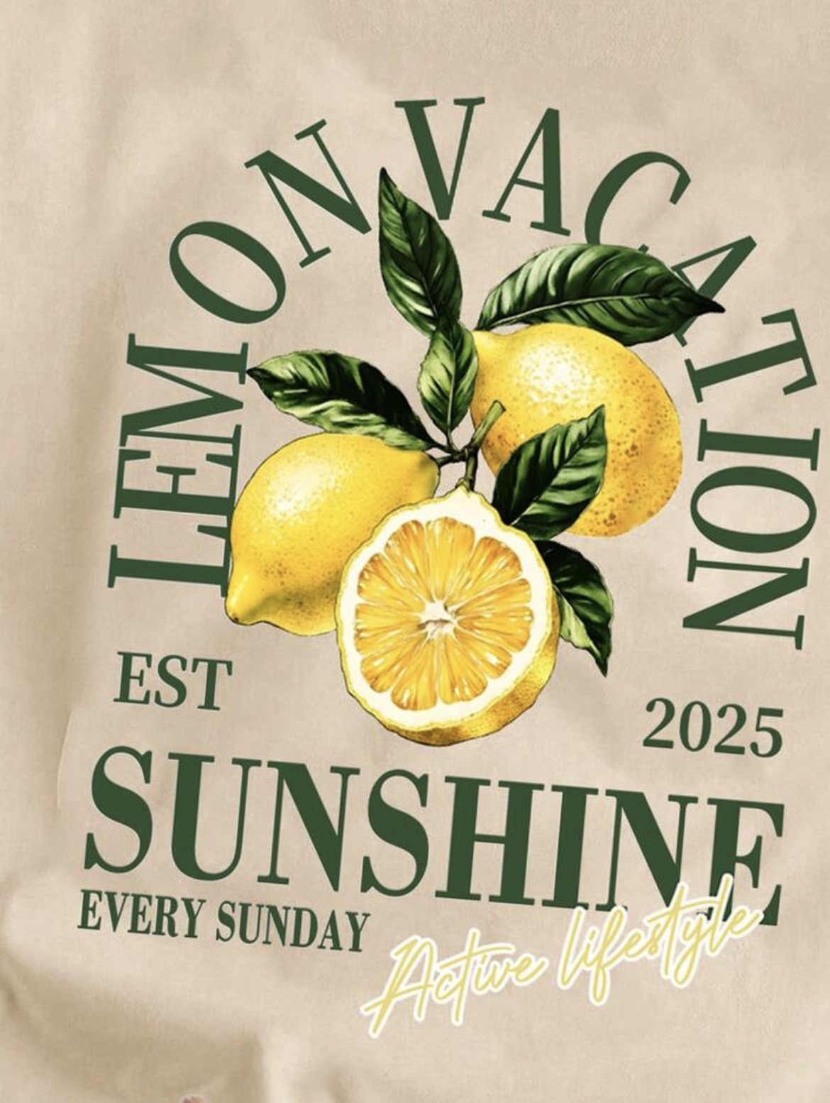 L - Camiseta Lemon