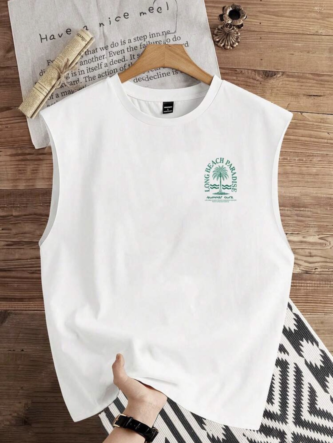 S - Camiseta long beach