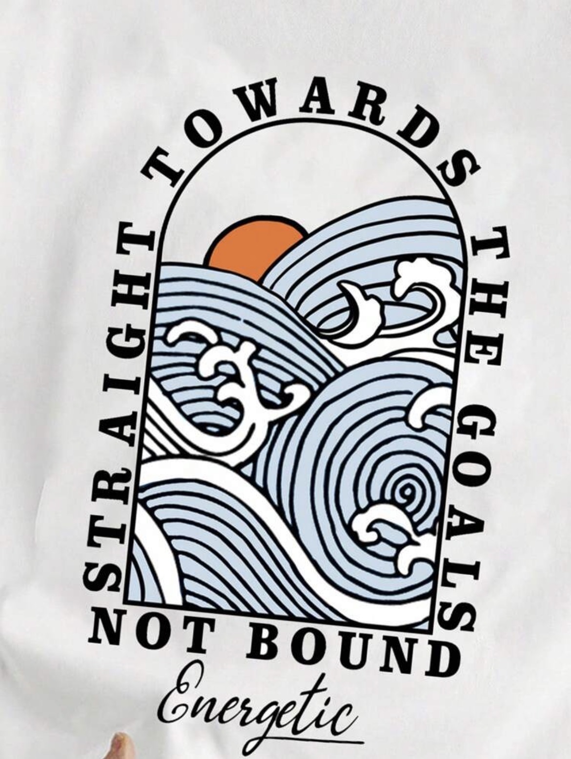 M - Camiseta straight