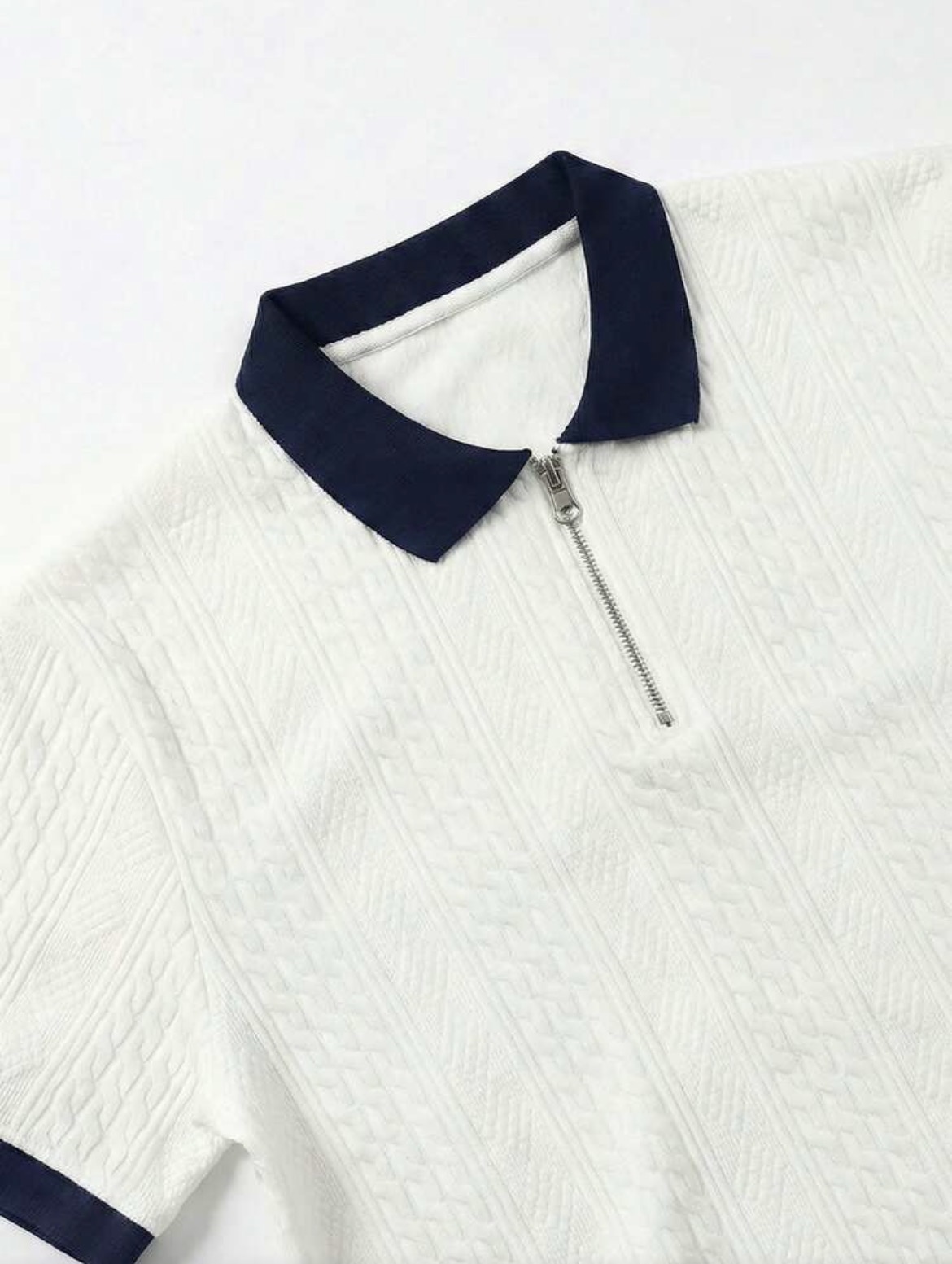 M - Polo con textura