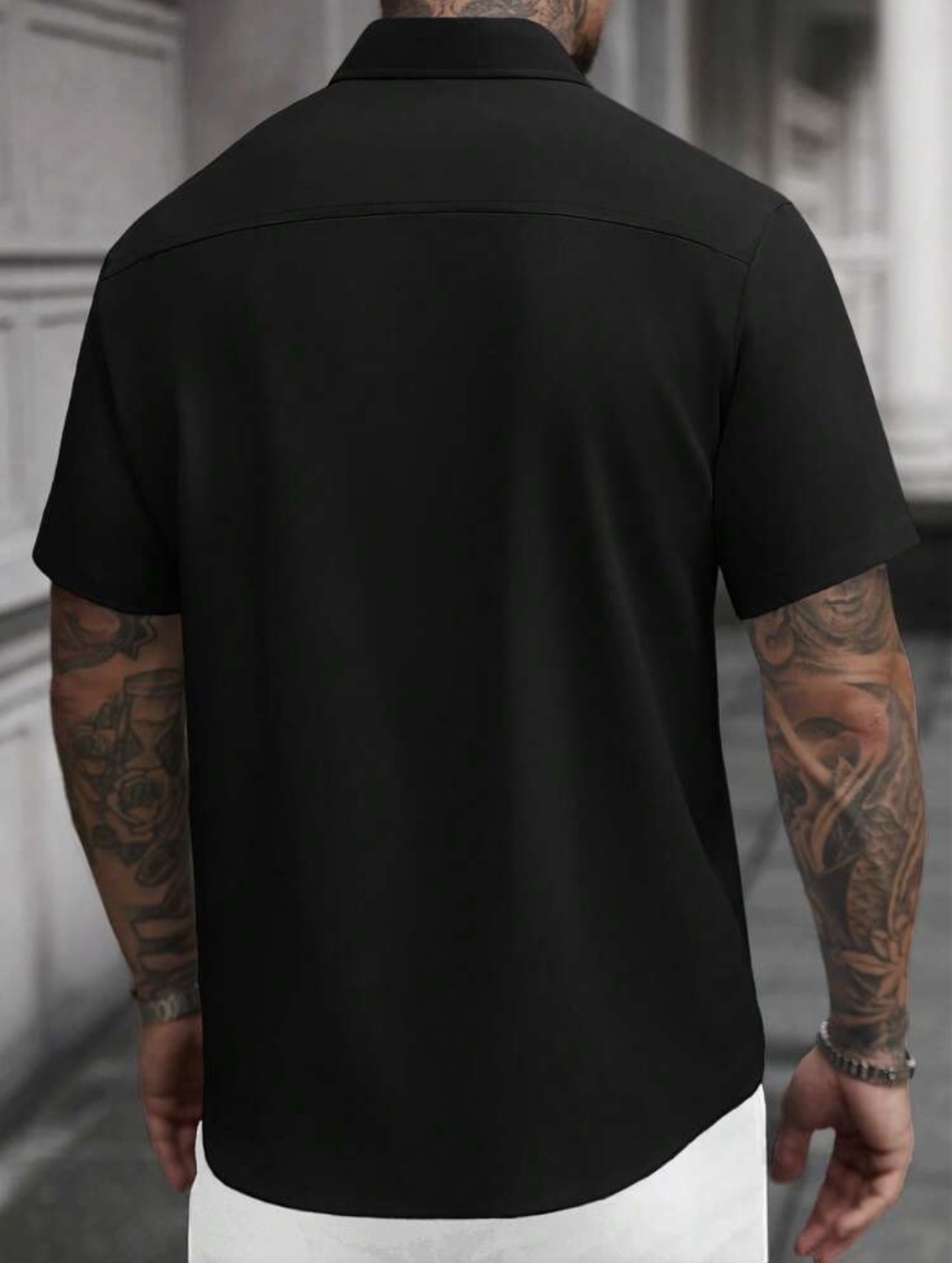 M - Camisa unicolor