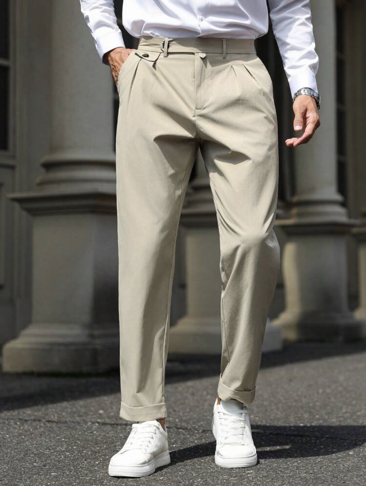 L(40) - Pantalón de vestir casual