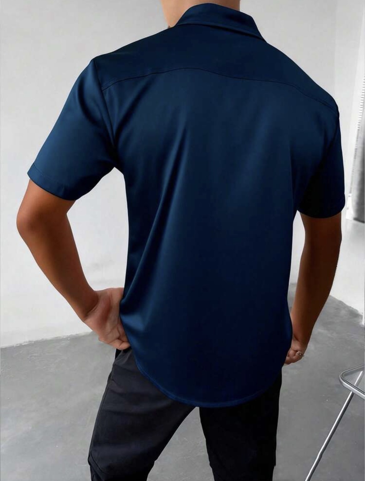 M - Camisa satén