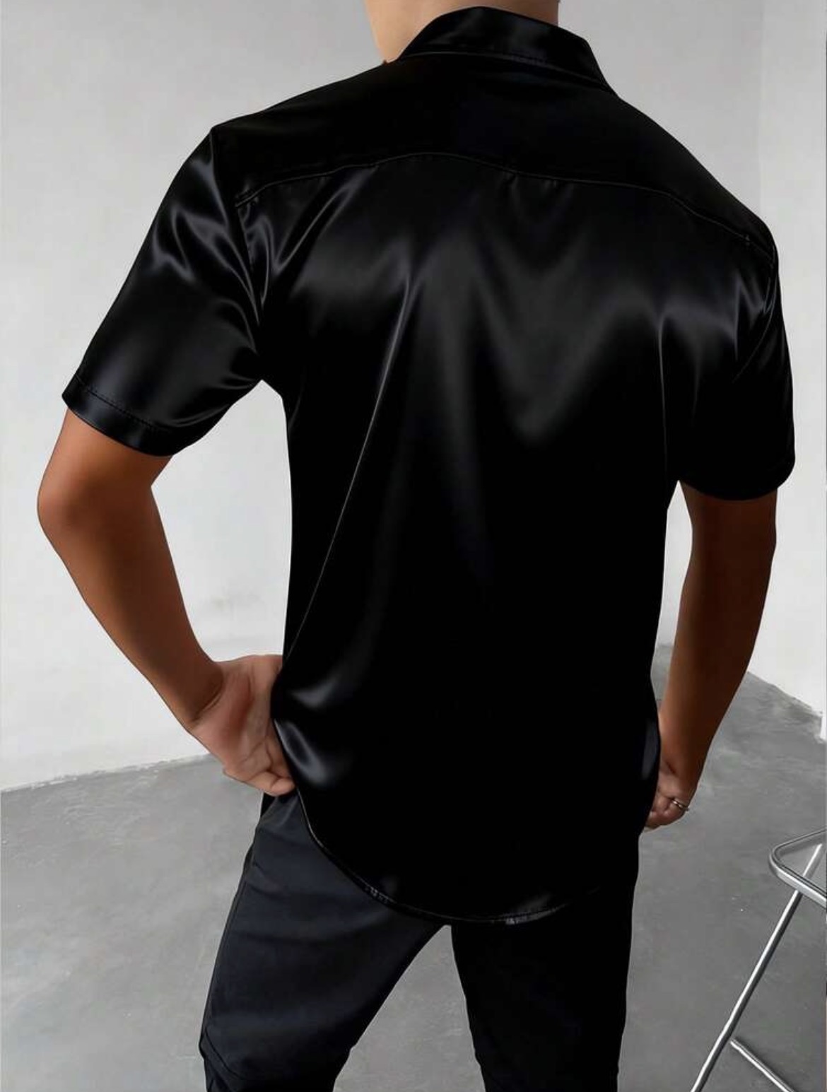 M - Camisa satén