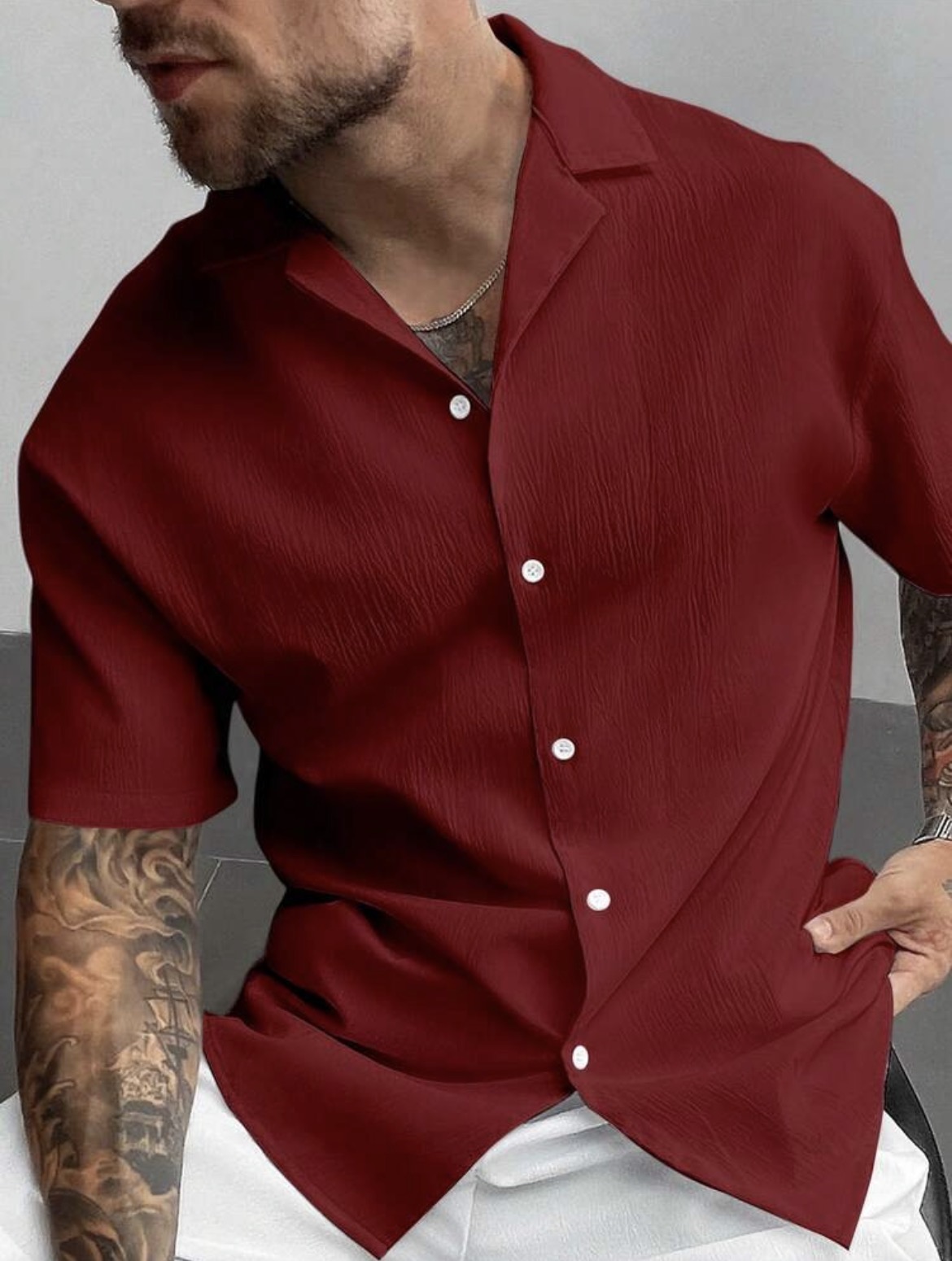 L - Camisa de lino