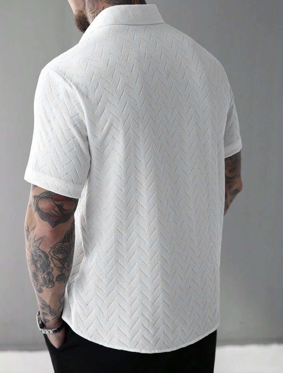 M - Camisa con textura