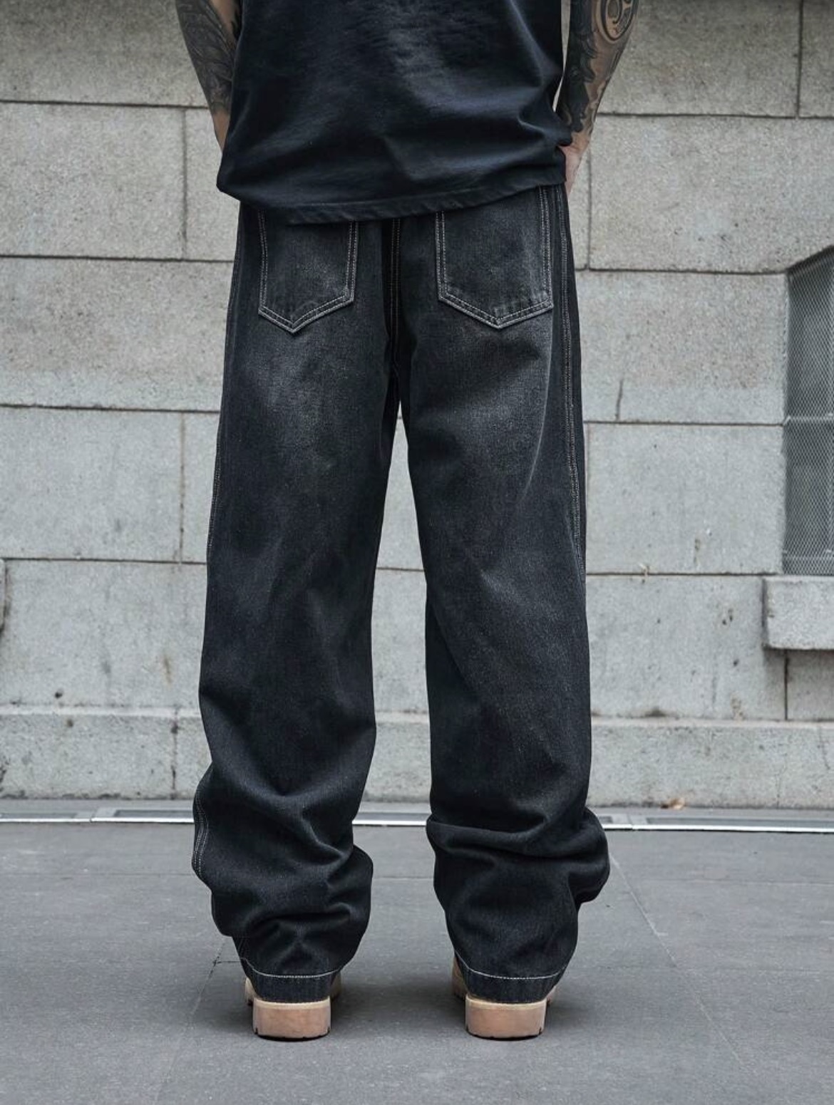 S(36) - Jeans de pierna ancha