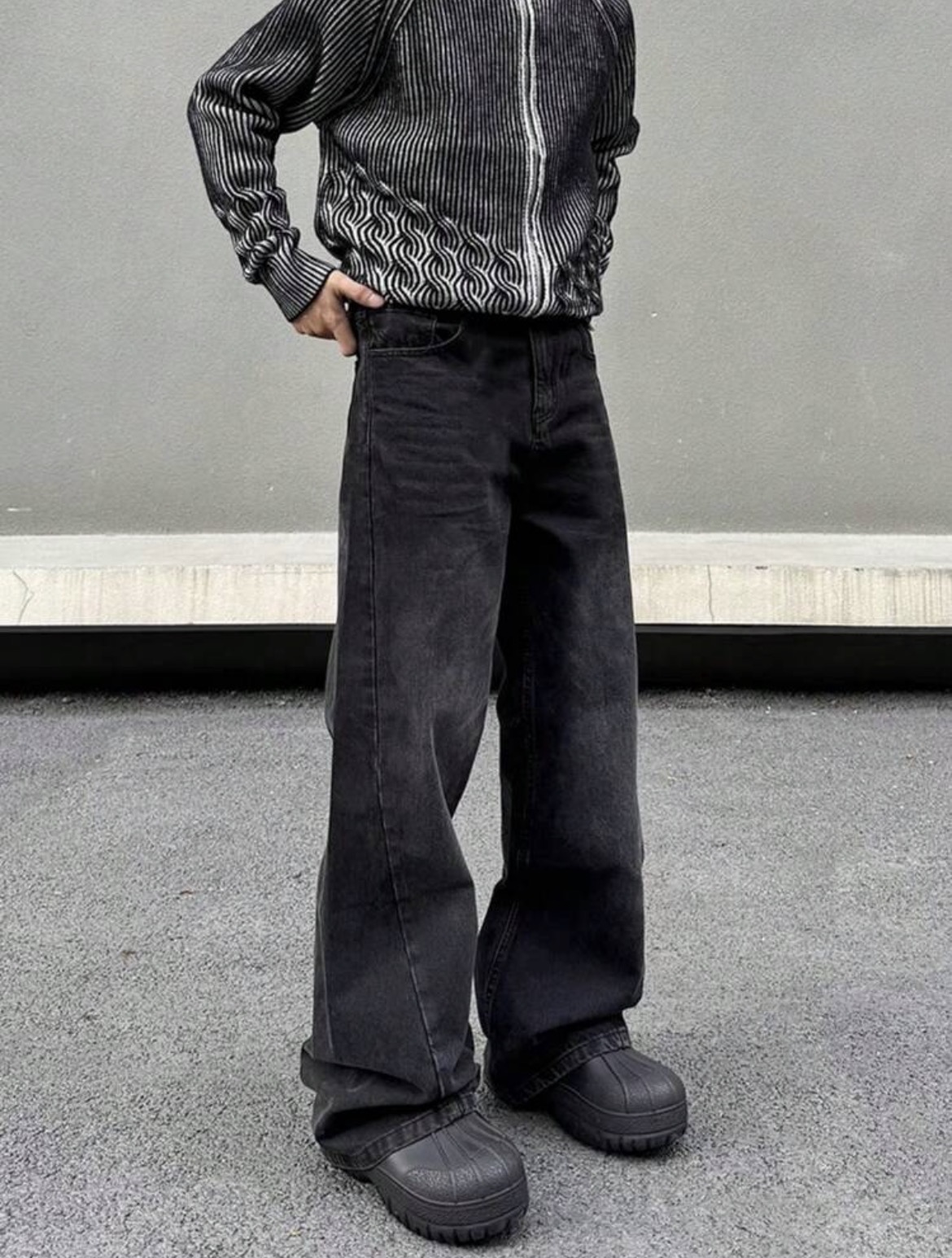 M - Jeans de corte recto