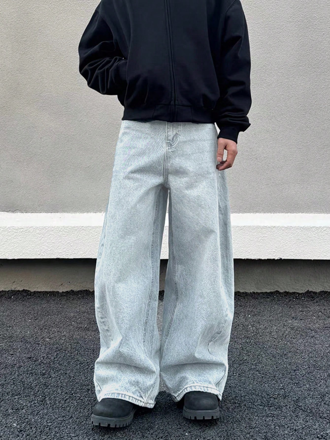 Jeans de pierna ancha