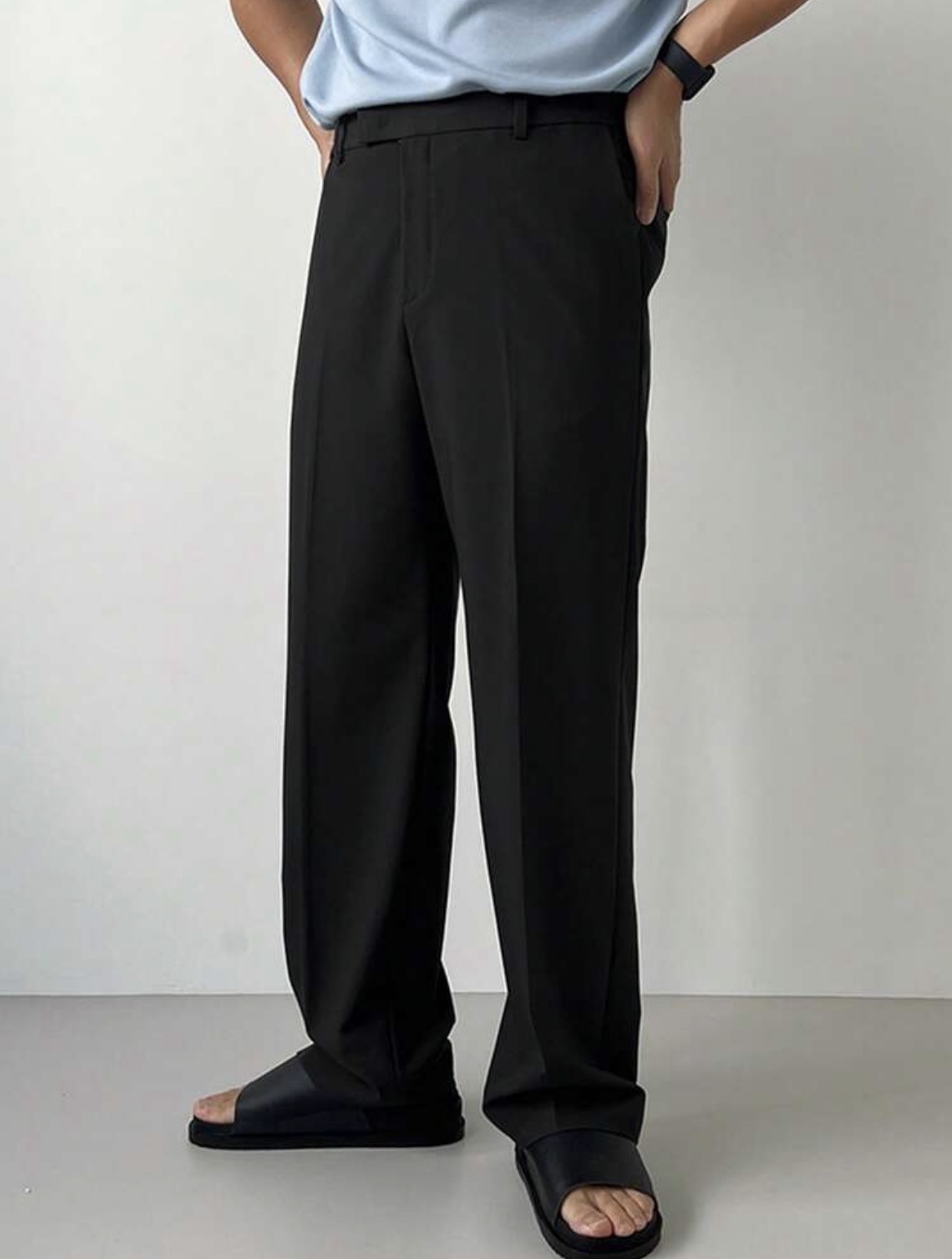 L(36) - DAZY pantalón unicolor