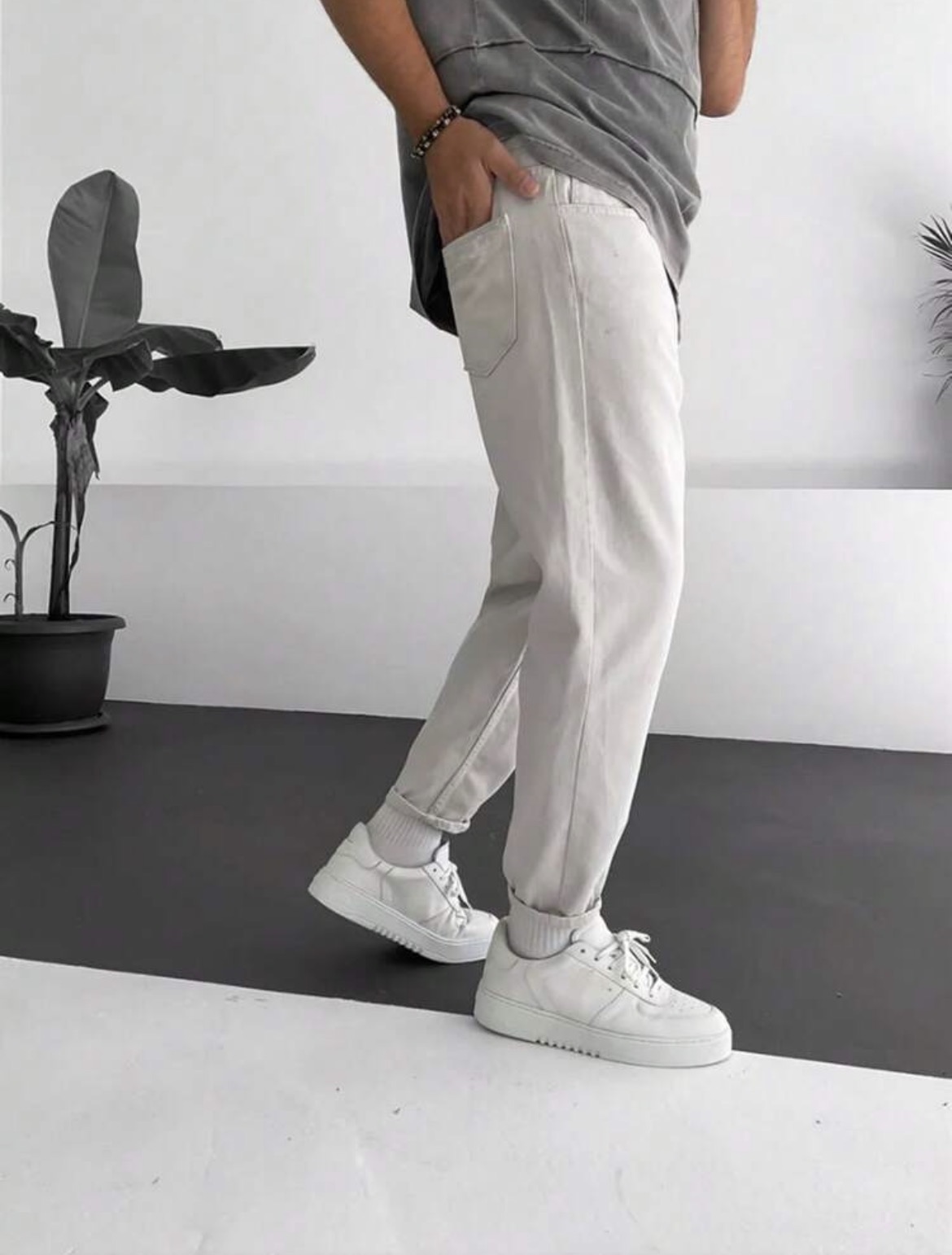 30 - Jeans unicolor