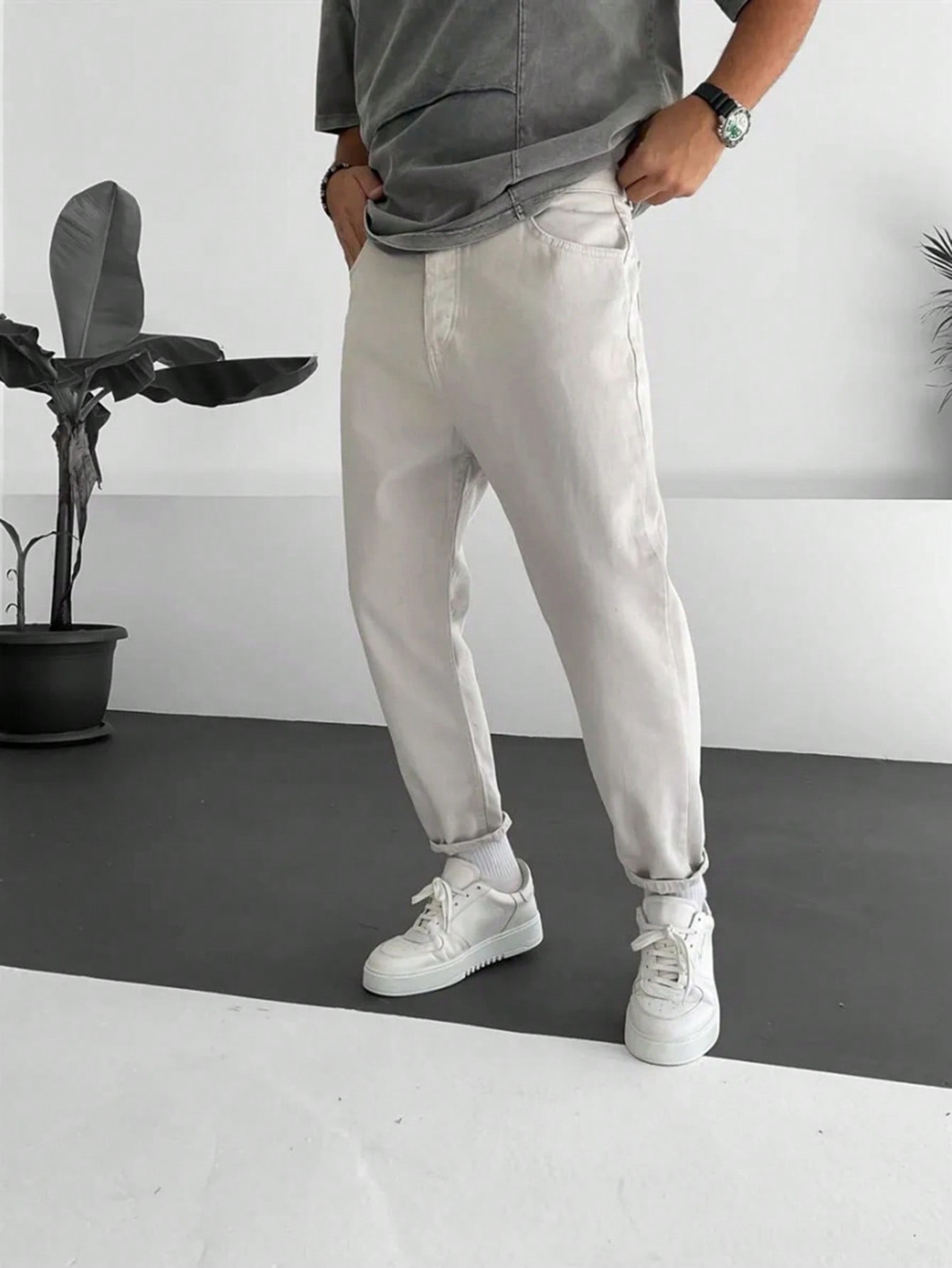 Jeans unicolor