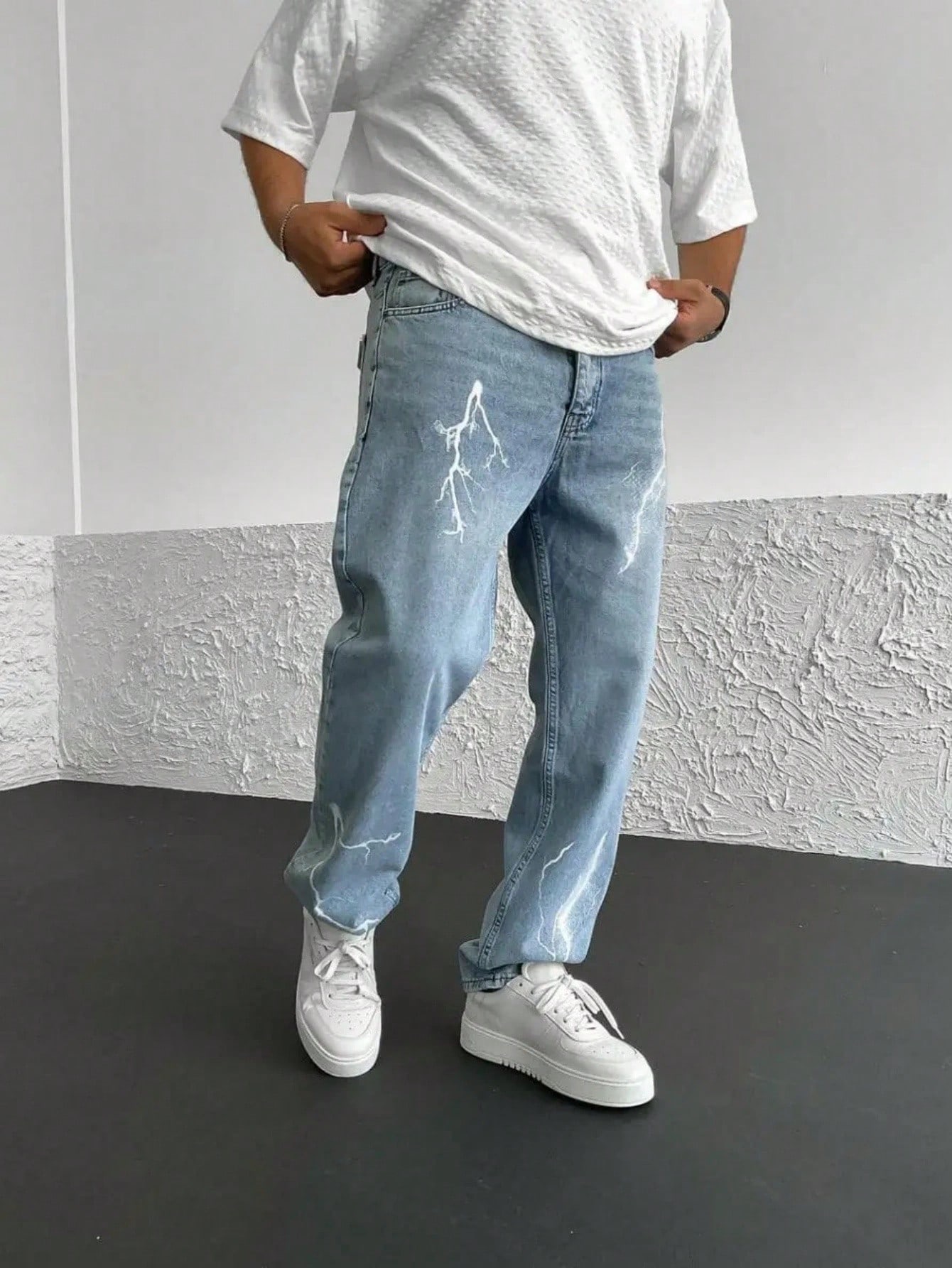 Jeans con estampado