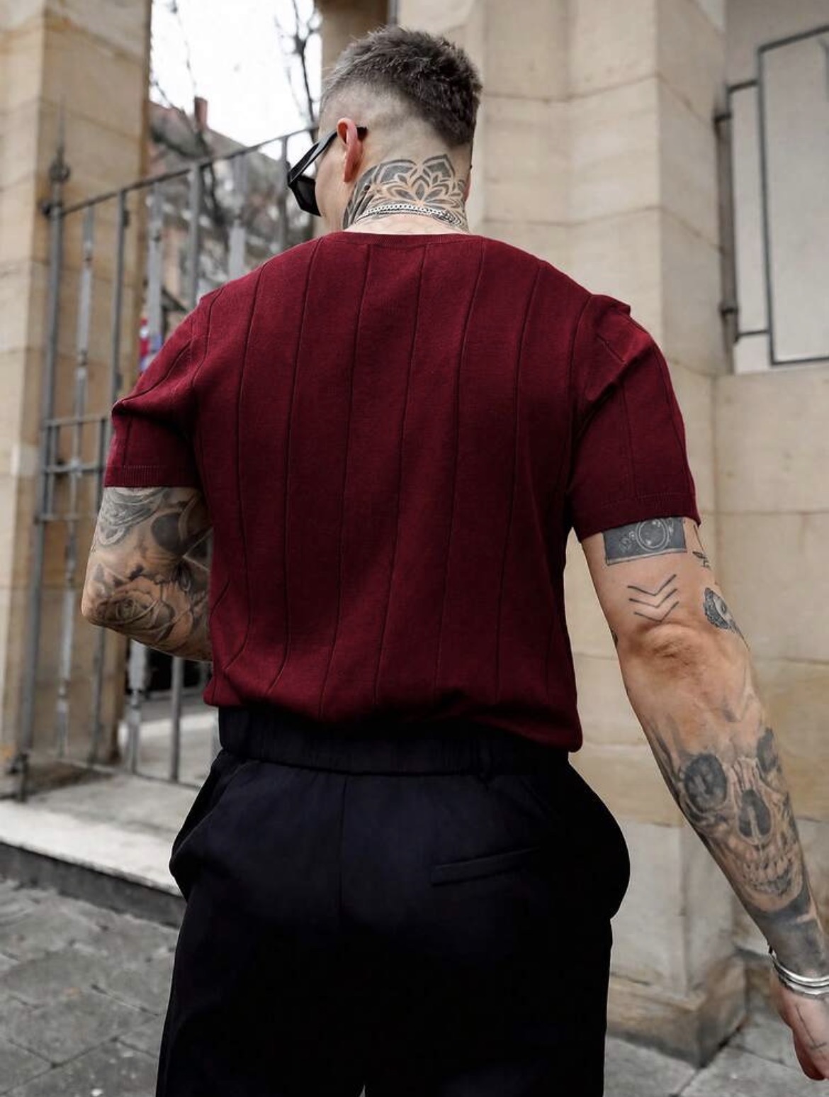 S - Camiseta de punto