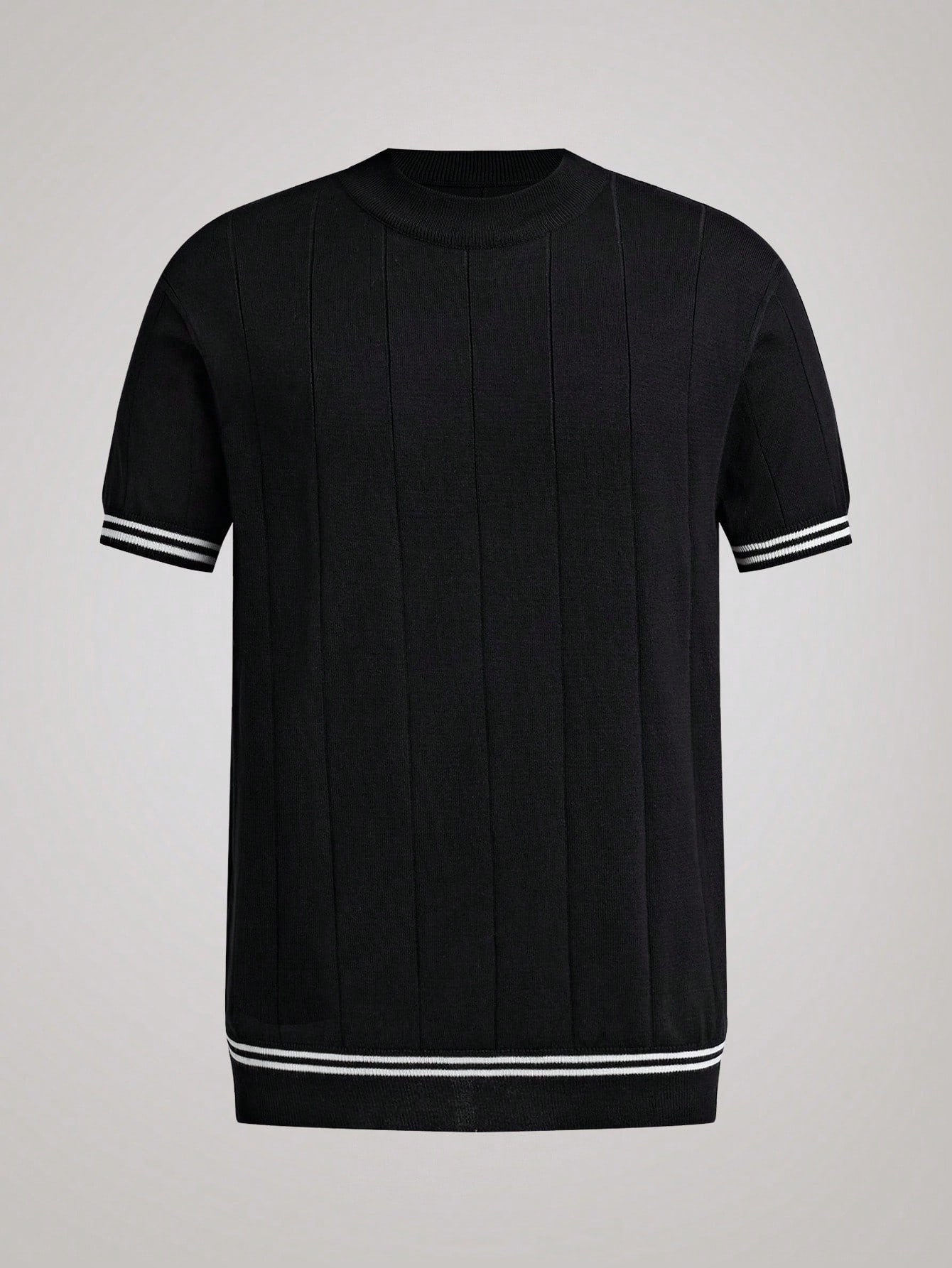 Camiseta de punto de rayas