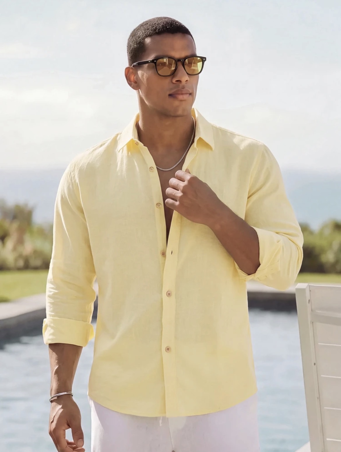 L - Camisa manga larga
