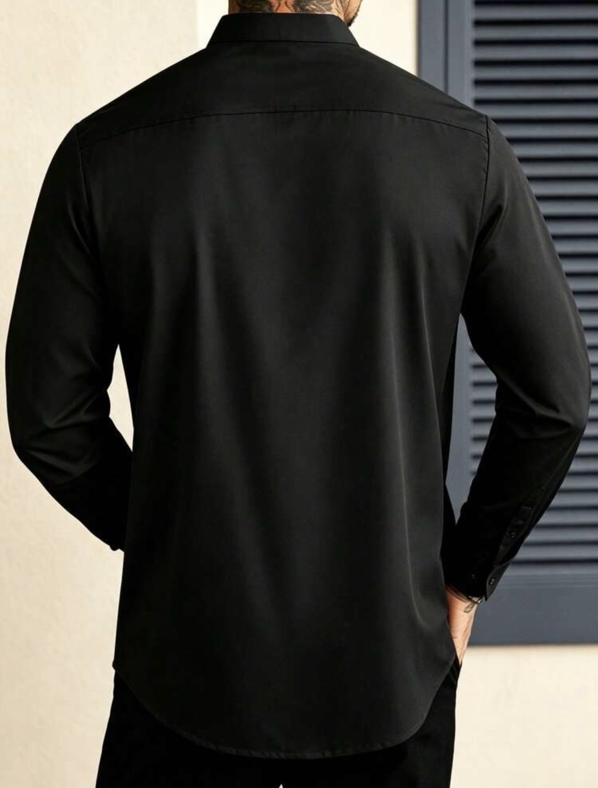 S - Camisa manga larga