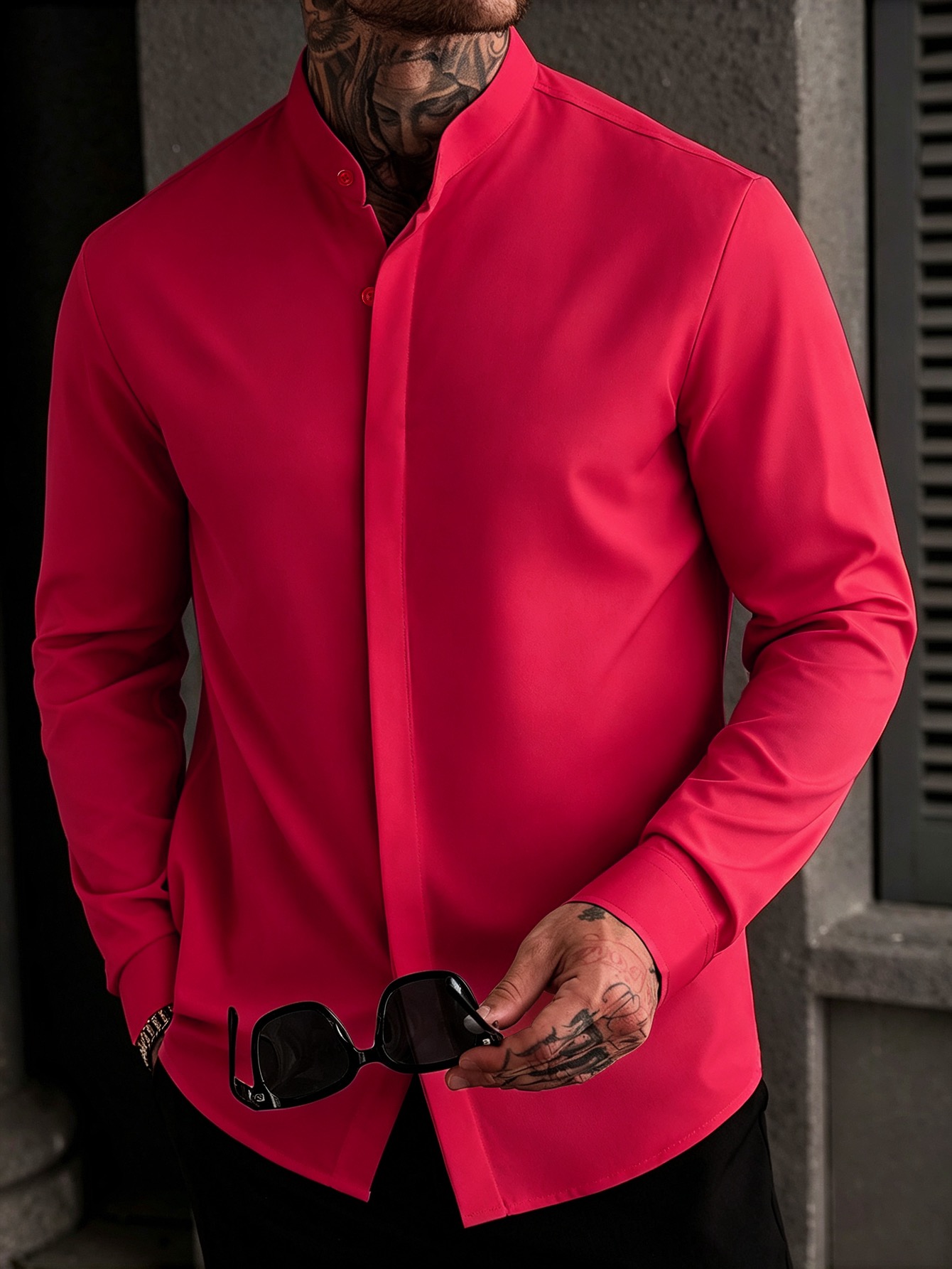 M - Camisa manga larga