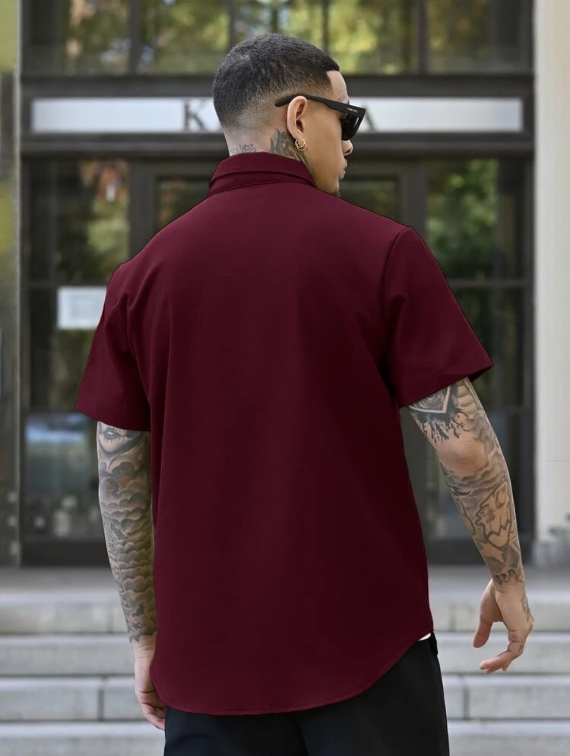 M - Camisa unicolor
